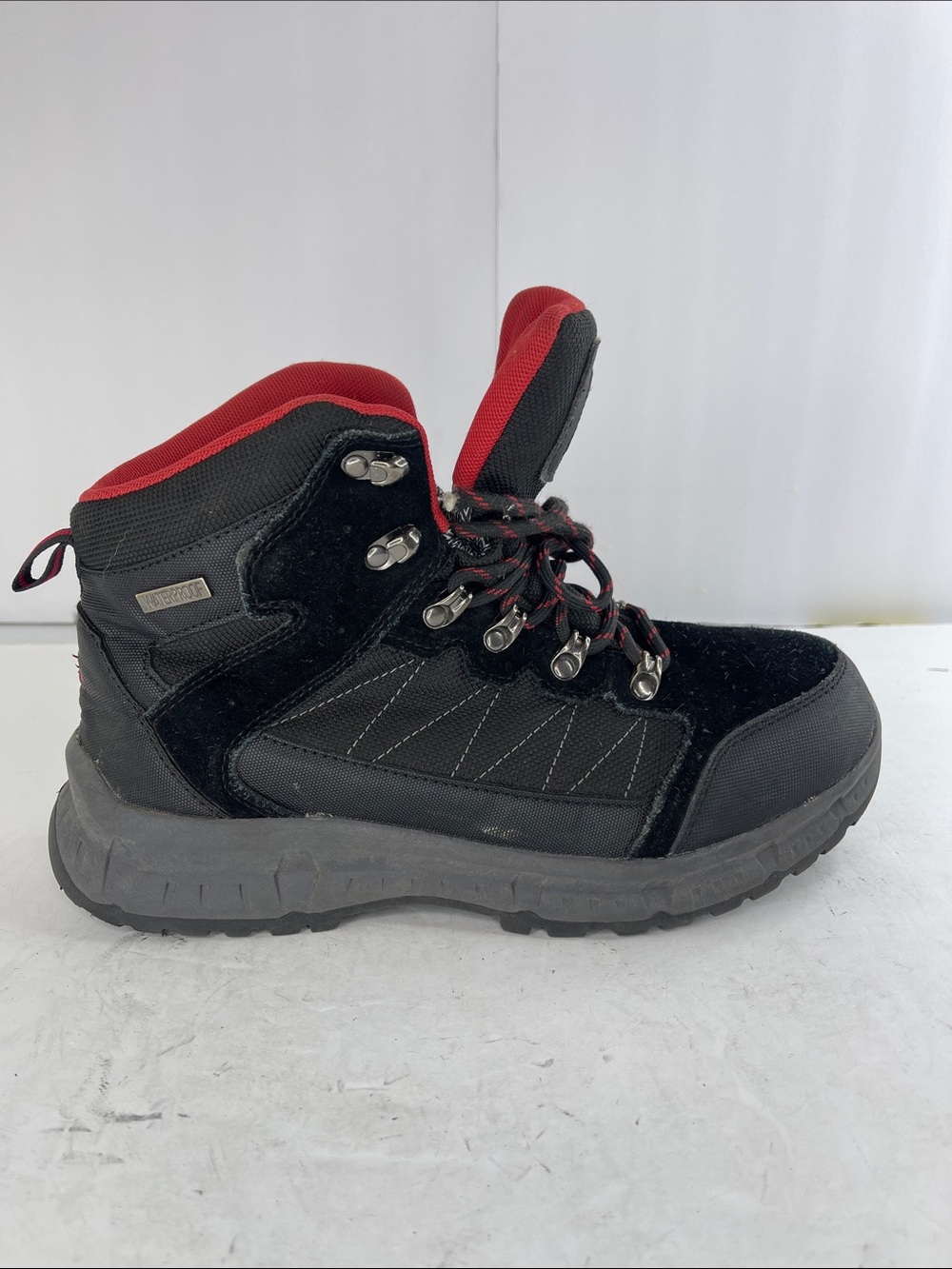 High Sierra Black and Red Men's Trail Boot